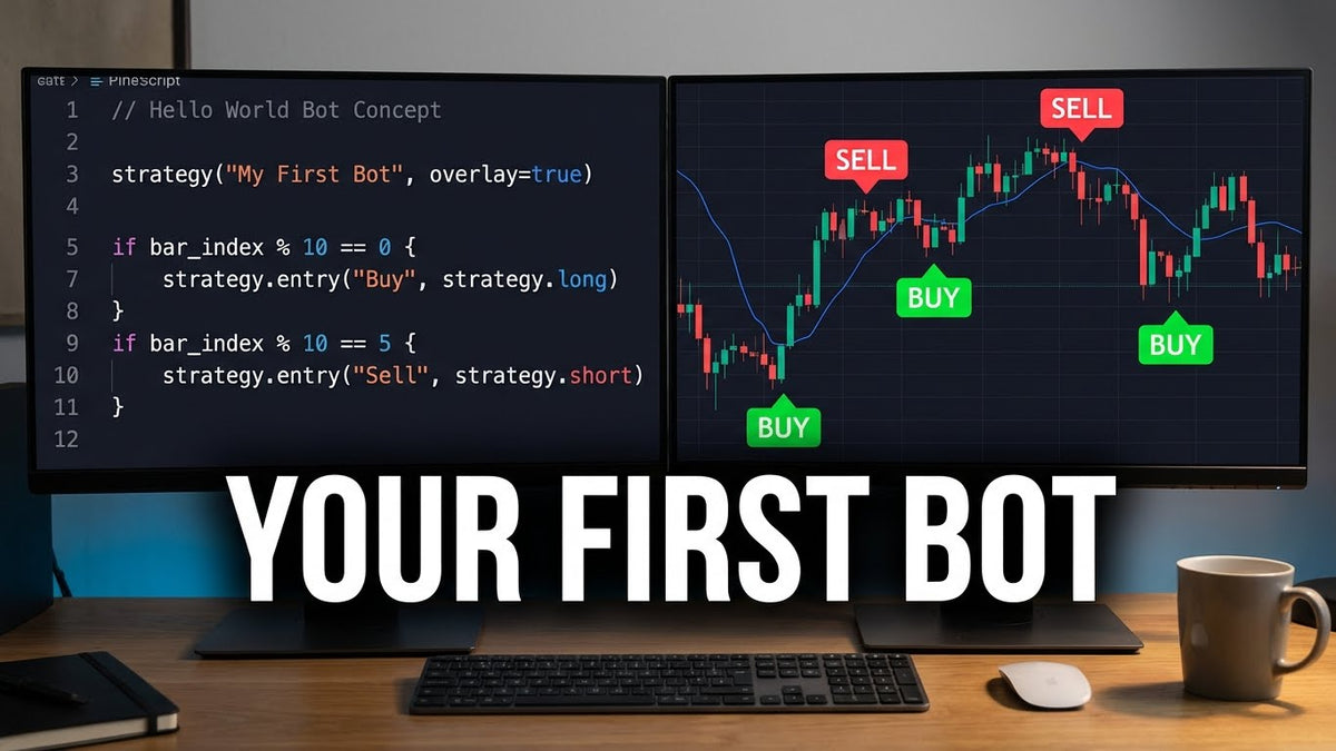 Pine Script Strategy Tutorial: How to Code Your First Trading Bot in 15 Minutes